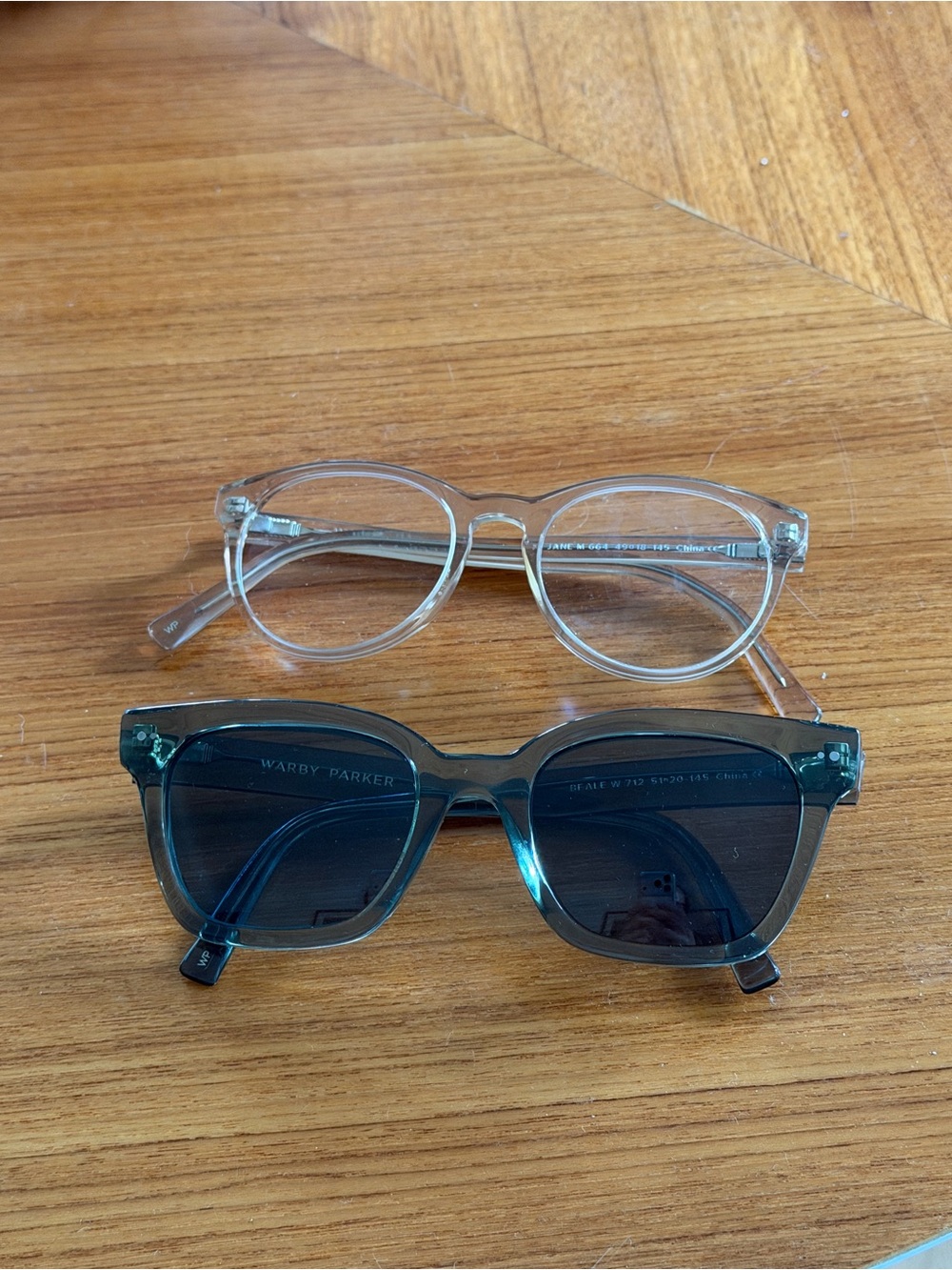 Warby Parker Eyeglass Frames Lot of 2 Jane and Beale Bundle